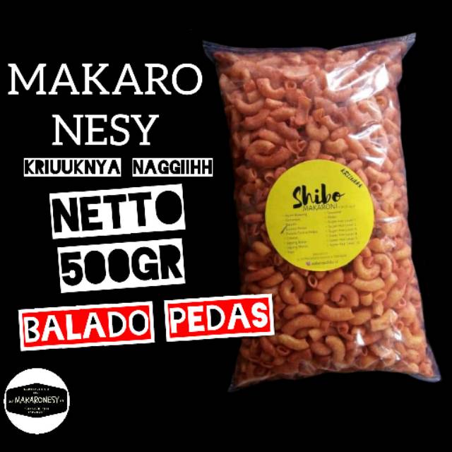 

( COD ) MAKARONI BANTET RASA BALADO PEDAS 500gr