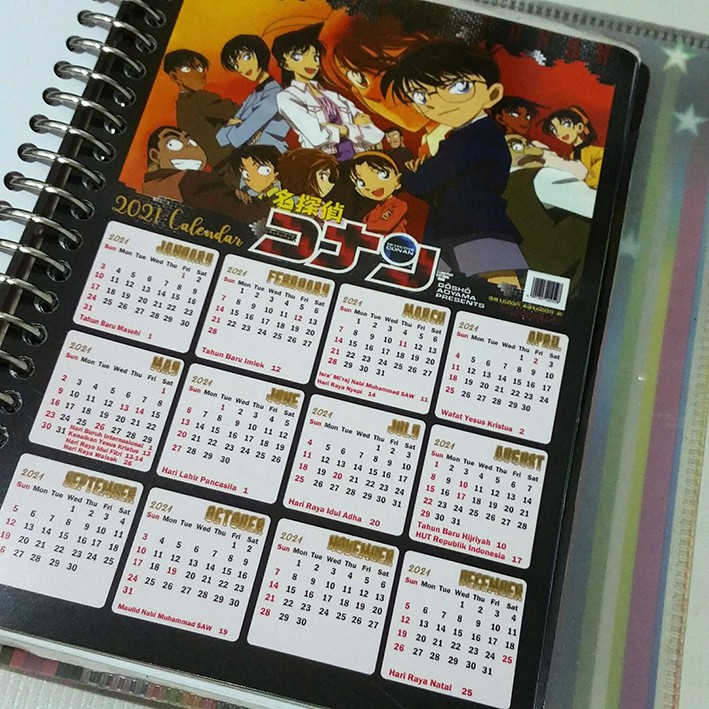 

KALENDER 2025 BINDER DETEKTIVE CONAN MURAH