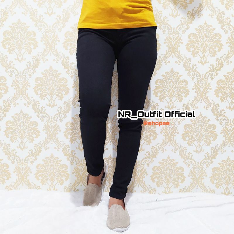 Celana Soft Jeans Panjang Wanita Tebal Premium Softjeans Cewek Legging Jegging NR_Outfit Official COD