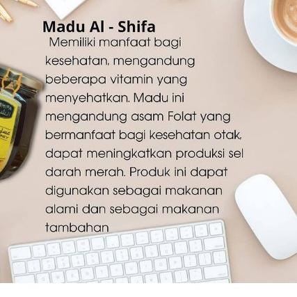 

Paling Laris|SQ36|Madu Arab Al Shifa 500gr Free 125gr / Alshifa 500 gr Free 125 gr Natural Honey