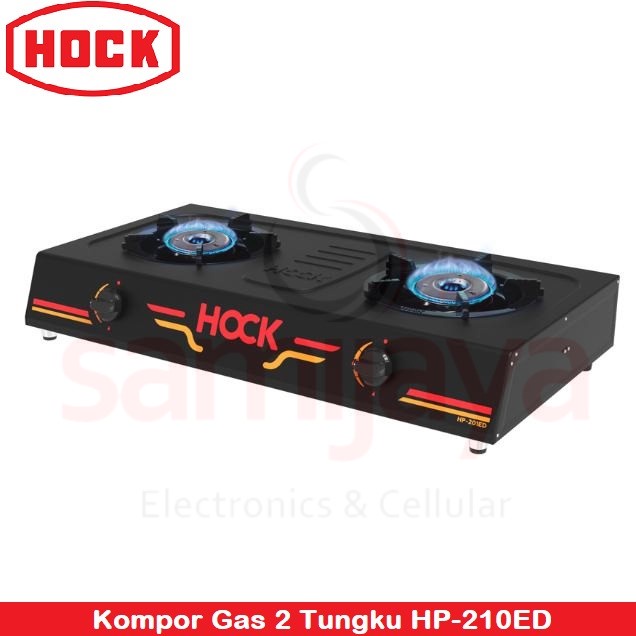 KOMPOR GAS HOCK 2 TUNGKU HP-201ED / HP 201 ED BERGARANSI