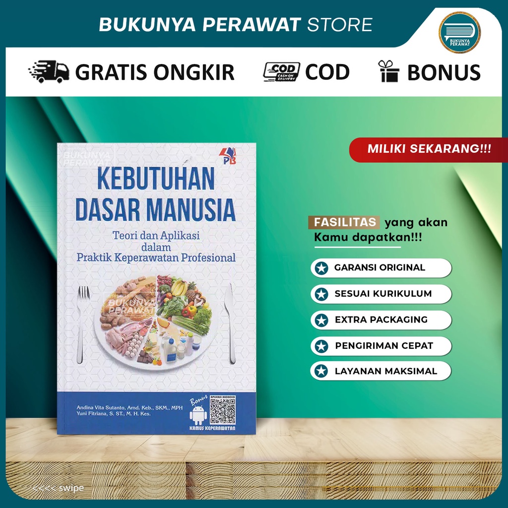 Jual Original Buku Keperawatan Kebutuhan Dasar Manusia Kdm Shopee