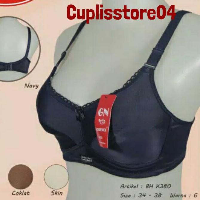 BH GOLDEN NICK K380//SPORT BRA GOLDEN NICK TANPA KAWAT BUSA TIPIS