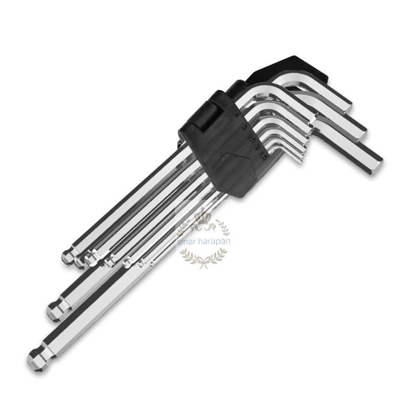 Kunci L Set Lengkap 9 Piece Ball Point Hex Key Murah