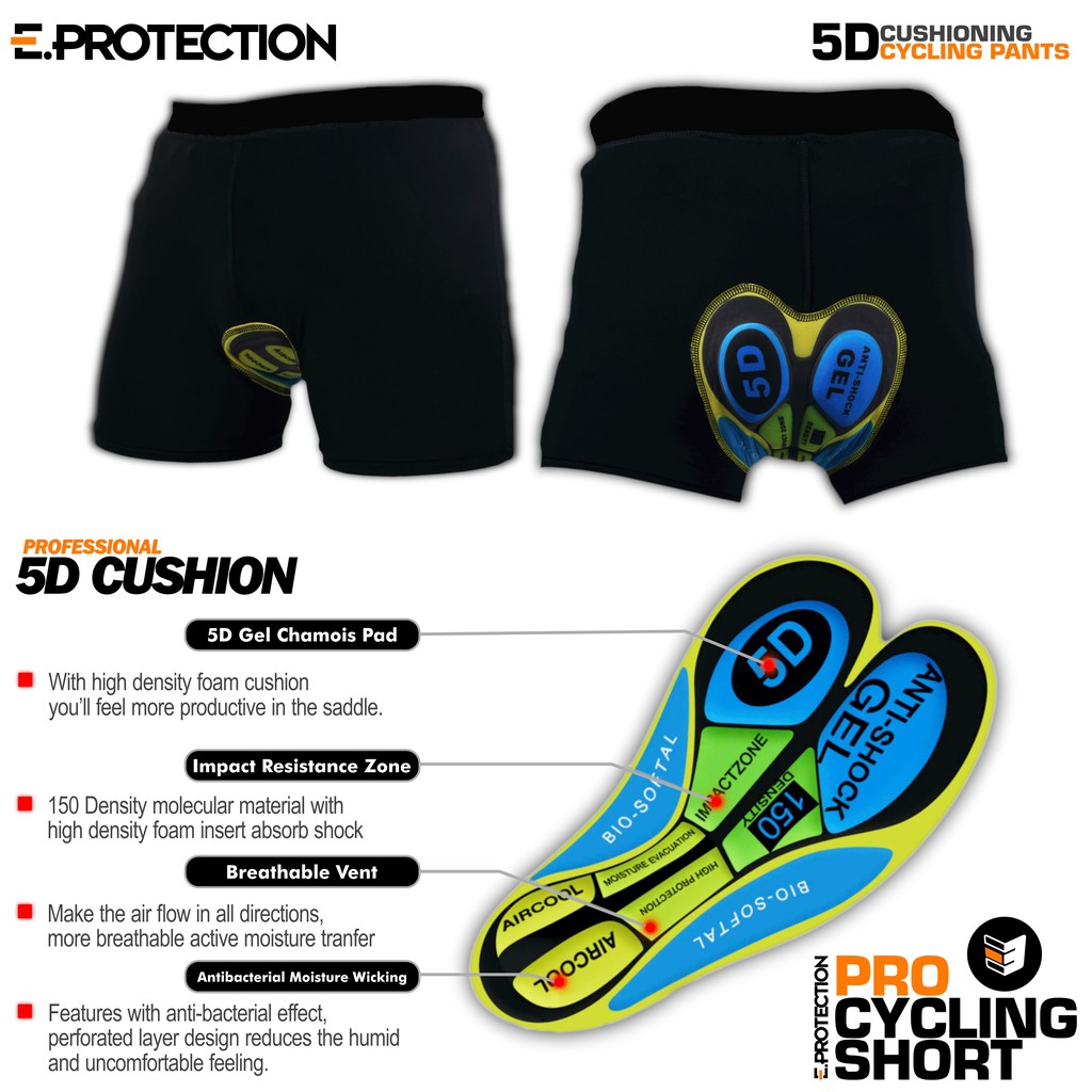  Celana  sepeda  Padding Gel Eprotection Shopee  Indonesia