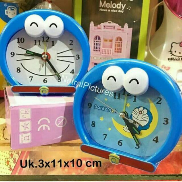 Jam weker alarm mini Doraemon