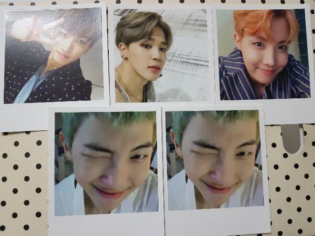 BTS WINGS JUNGKOOK/JIMIN/RM/JHOPE PHOTOCARD