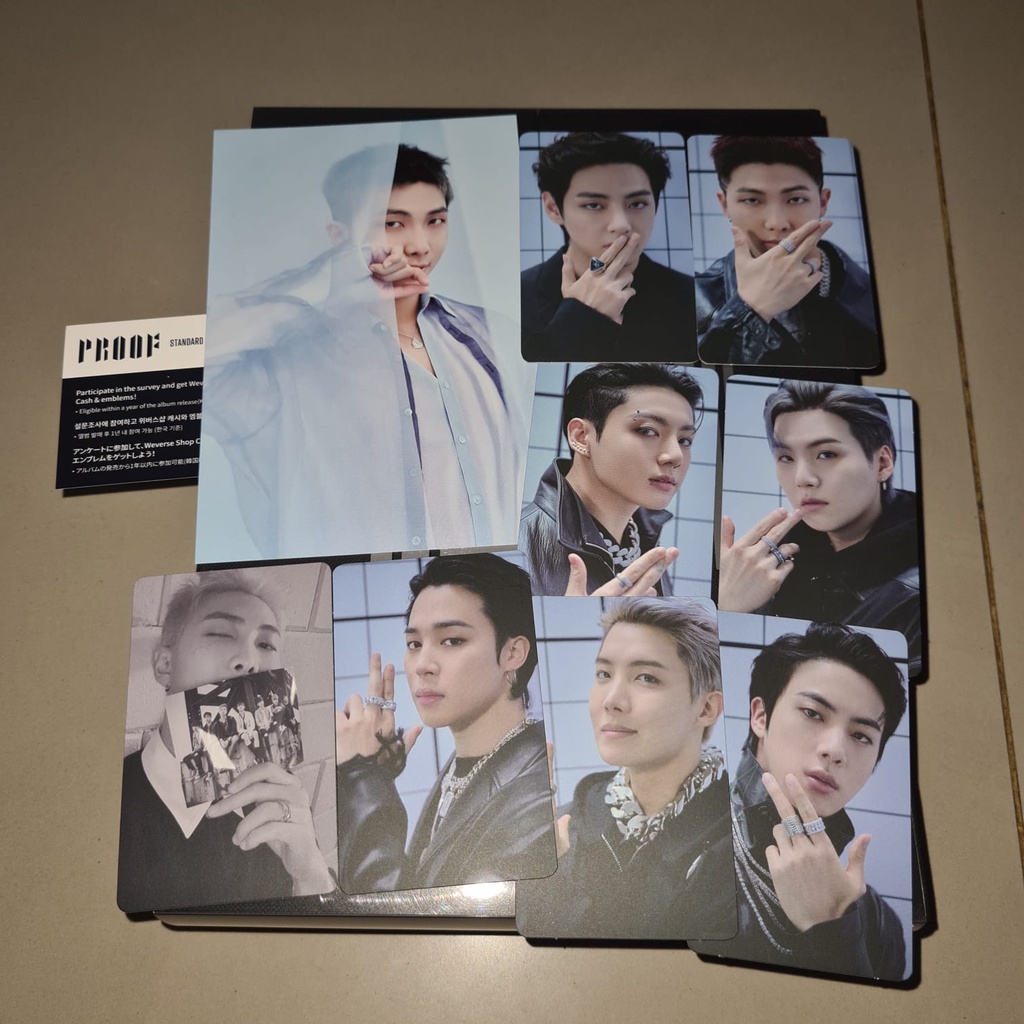 ALBUM MURAH BTS PROOF STANDARD DAN COMPACT EDITION UNSEALED JIN JIMIN JHOPE NAMJOON RM V TAEHYUNG JU