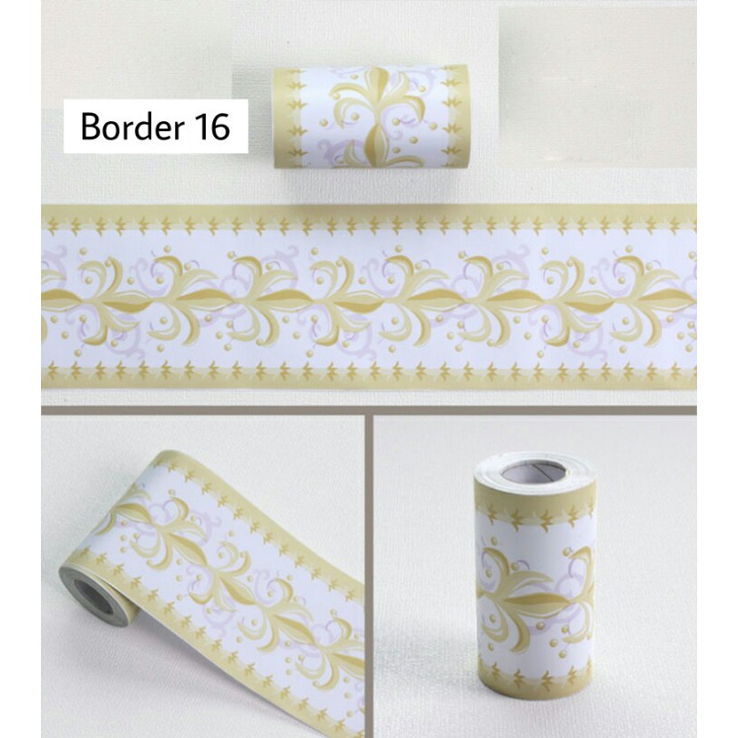 RELIZA WALL BORDER LIS 10CM X 10METER STIKER DINDING HOME DECOR