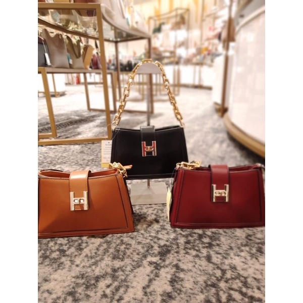 Hand Bag Rantai Bellezza Ms-23020 Original Counter Store Tas Wanita Jinjing Selempang Fashion Sale