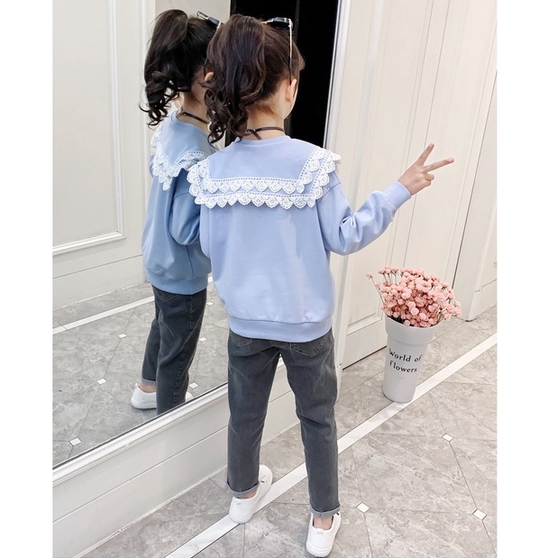 CHUBBI 69 Setelan Set Anak Besar Perempuan Kaos Rabbit + Jeans