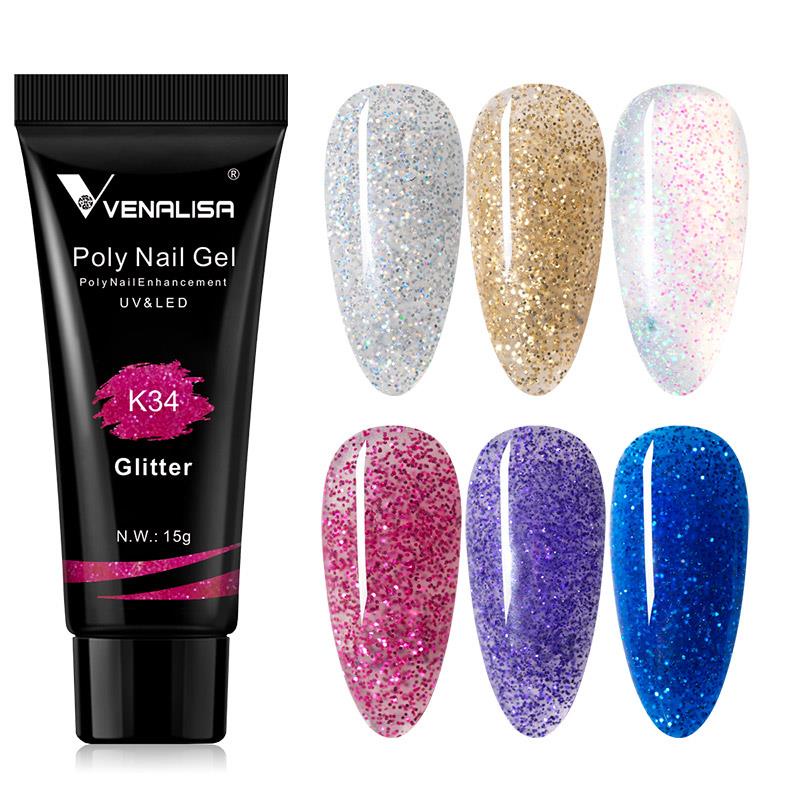 Polygel Venalisa / Polygel Acrylic Gel 15ml Nail Extention Venalisa / Gel Extension Kuku 15ml