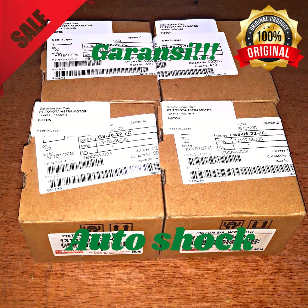 PISTON ASSY TOYOTA 12R HIACE BENSIN SEHER 12R HIACE BENSIN