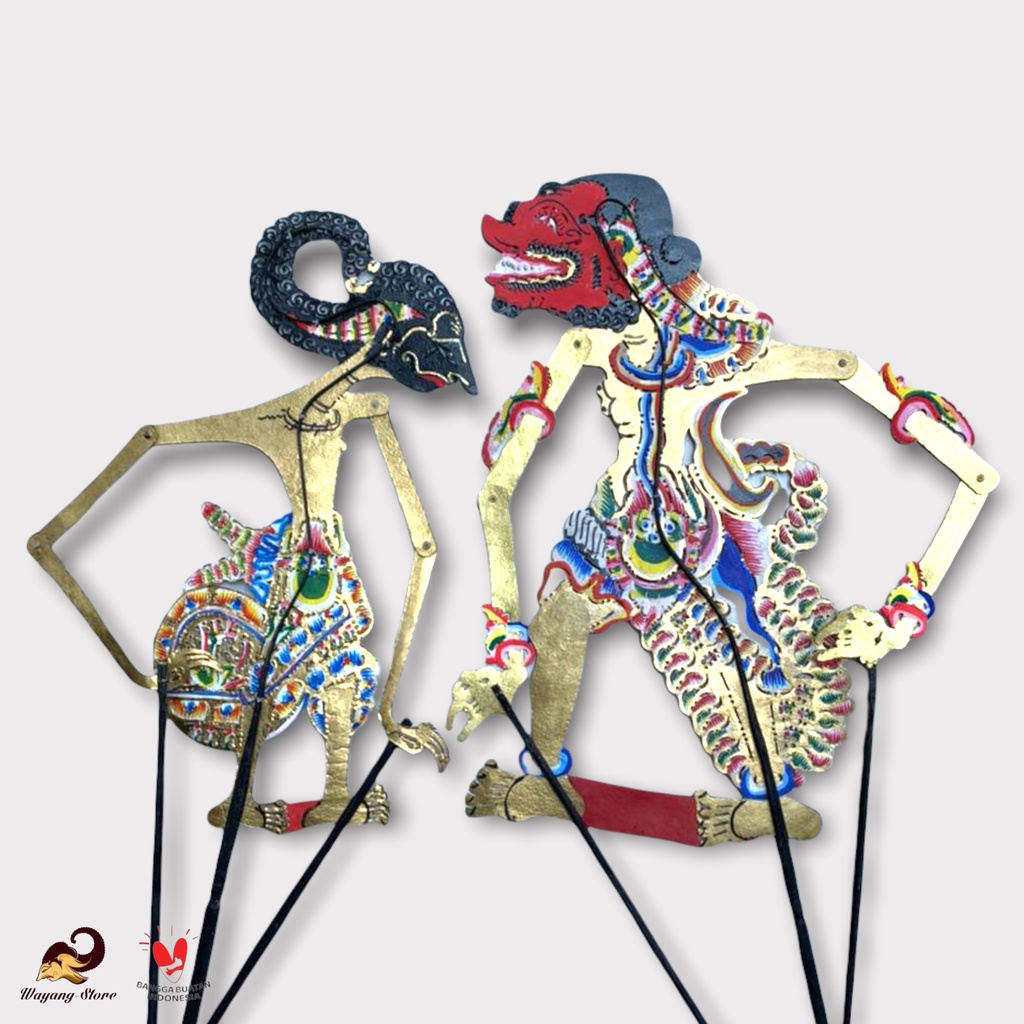 Wayang Kulit Arjuna & Buto Cakil (bundling)