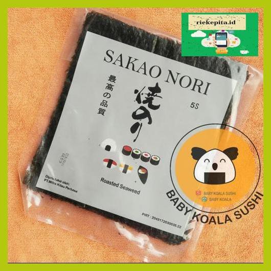 

5Yer67R- Sakao Nori Sushi 5 Lembar | Sushi Yakinori Seaweed Rumput Laut Gimbab - 5 Lembar T7Rty67-