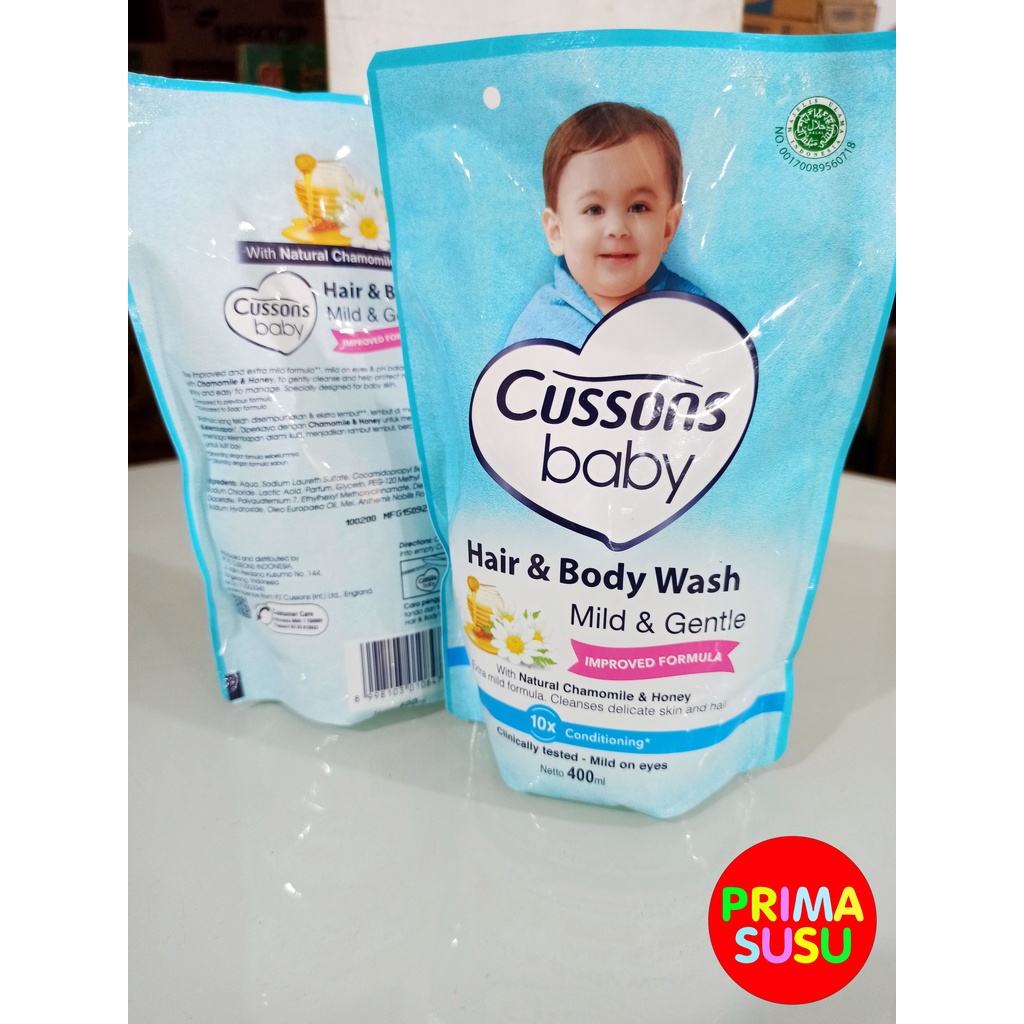 Cusson Baby Hair and Body Wash Mild and Gentle 400 ML