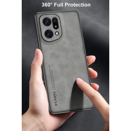 OPPO FIND X5 PRO 5G SOFT CASE PREMIUM NAPPA LEATHER