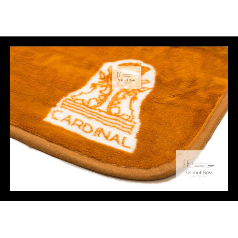 Update Selimut Bulu Halus Tebal Panda (Cardinal) 220 X 240 Cm Termurah