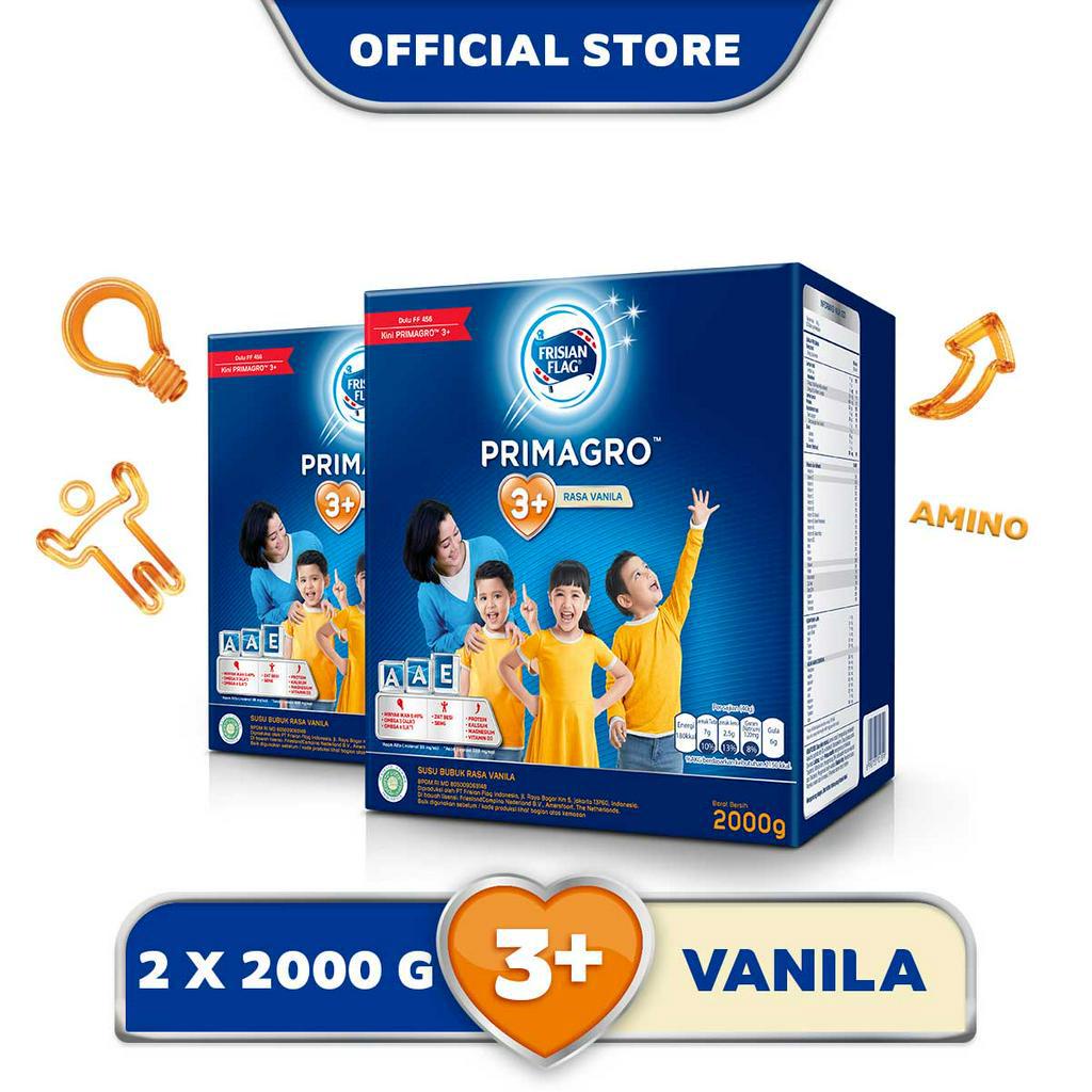 

Frisian Flag Primagro 3+ Vanilla 2000 gr - 2 pcs