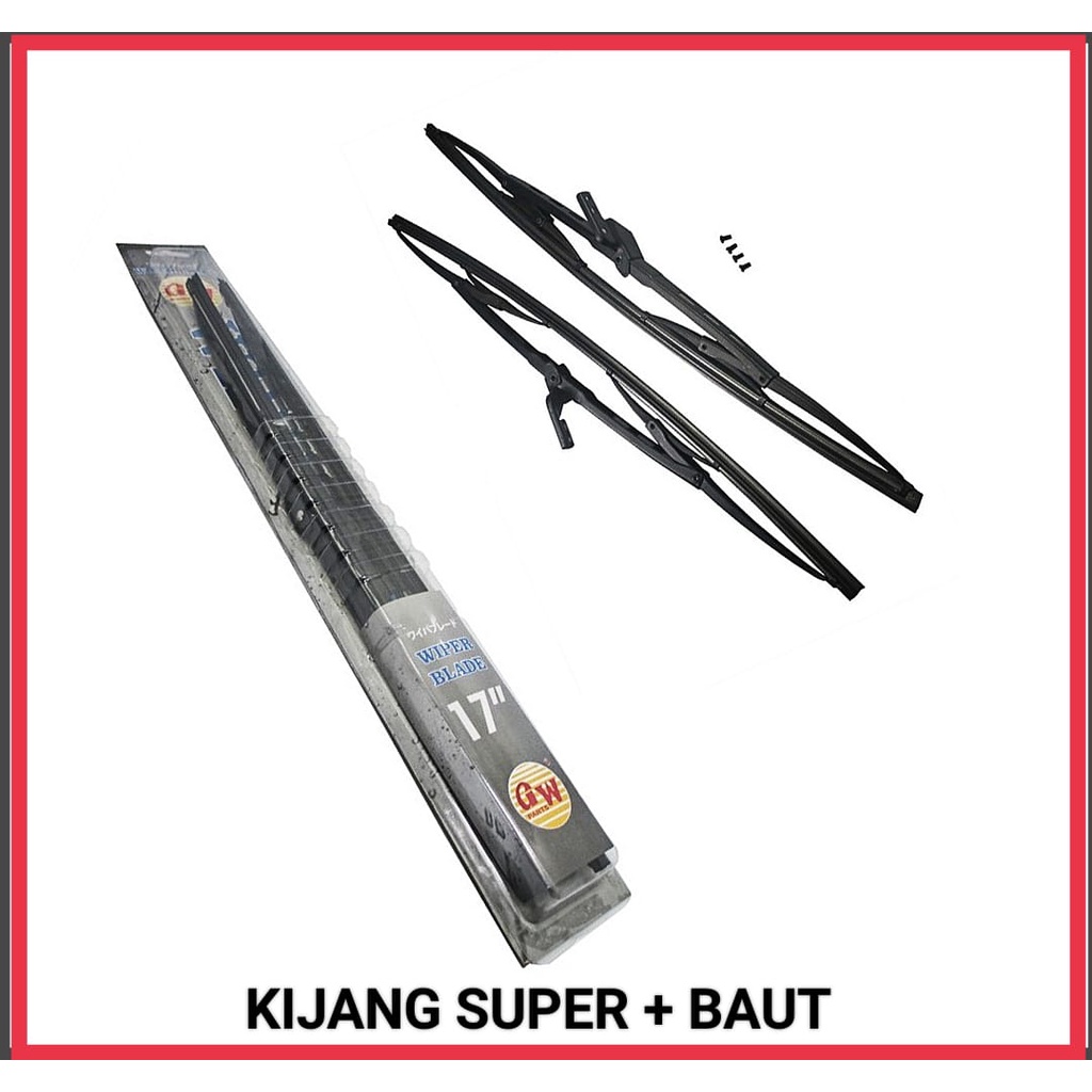 Wiper Blade Karet Wiper Kijang Super KF40 5K Model Baut