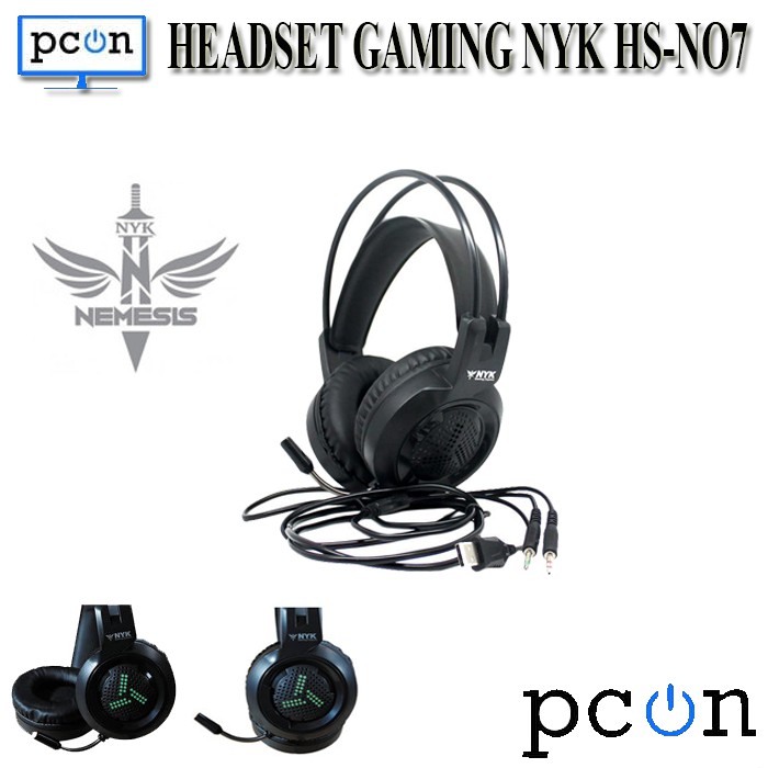 Headset Gaming Phantom NYK HS-N07 Color RGB Jack 3.5mm