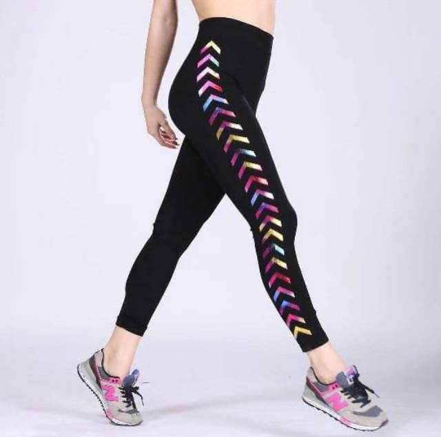 Elfashion Premium Legging Sport Panah Terbaru Tebal Real Pic