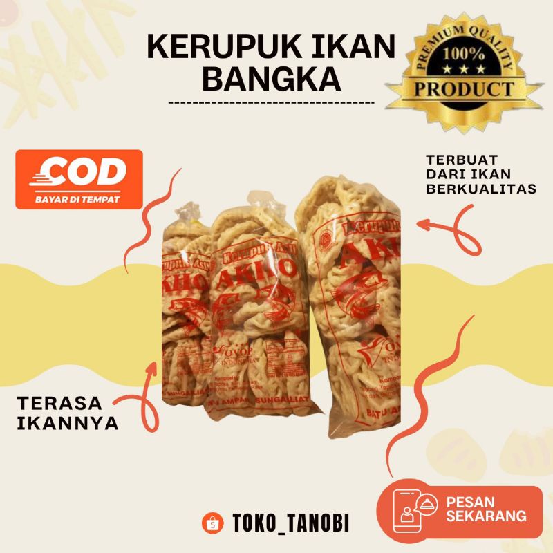 

SATU PAKET ISI 4 PCS LEBIH MURAH/ KERUPUK SUPER ENAK/KEMPLANG TERBAIK/KERUPUK TERBAIK/KERUPUK MURAH/CEMILAN/KERUPUK BANGKA/KEMPLANG ASLI/KERUPUK RASA IKAN