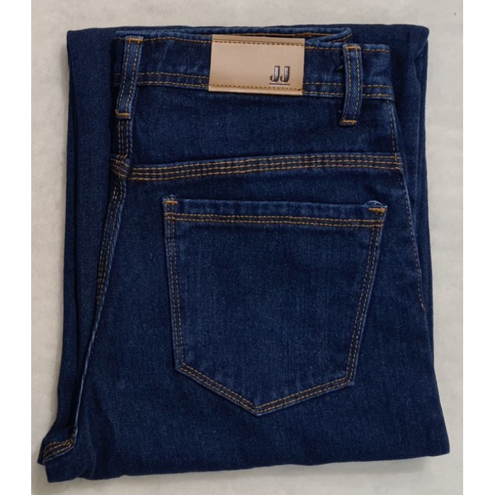 Jim's jeans celana kulot rawis, tulang-Darkblue