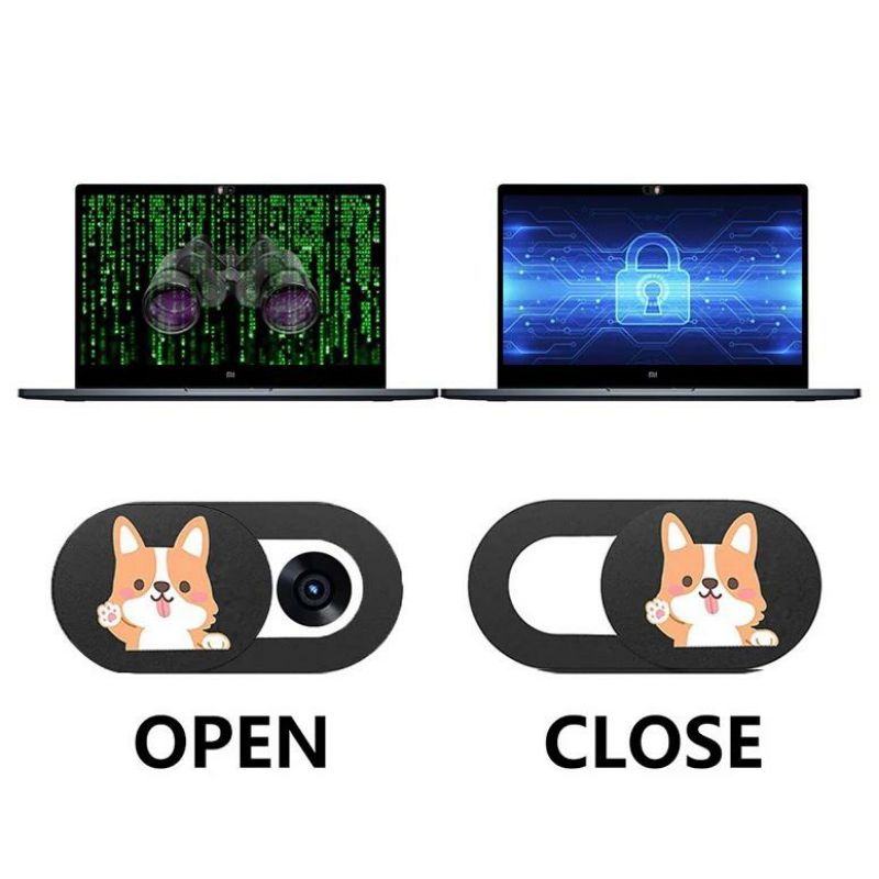 READY STOCK WEBCAM COVER WITH BOX MOTIF CUTE/CARTOON BTS