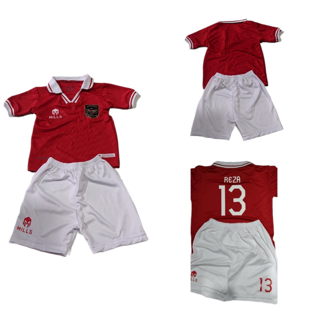 BEST SELLER baju bola anak timnas indonesia terbaru 2022/2023 bs request nama