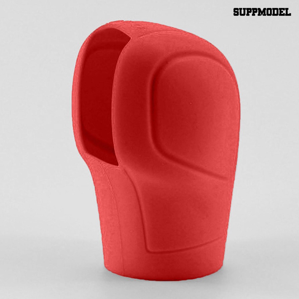 Suppmodel 1pc Cover Knob Persnelingrem Tangan Bahan Silikon Untuk Mobil