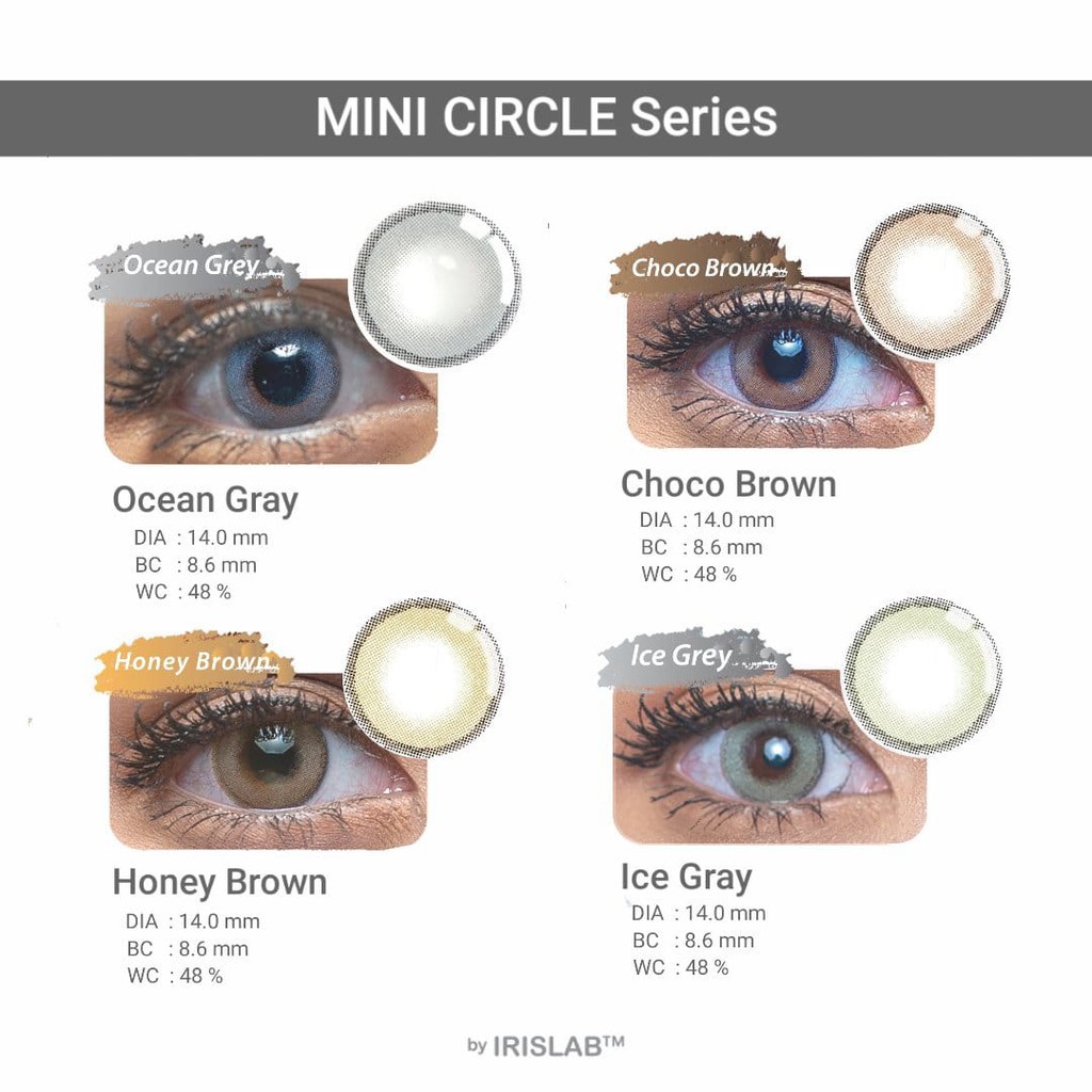 Softlens Living Color MINI CIRCLE DIA 14.00mm NORMAL / Softlen / Softlense/Lensa  Kontak/BS