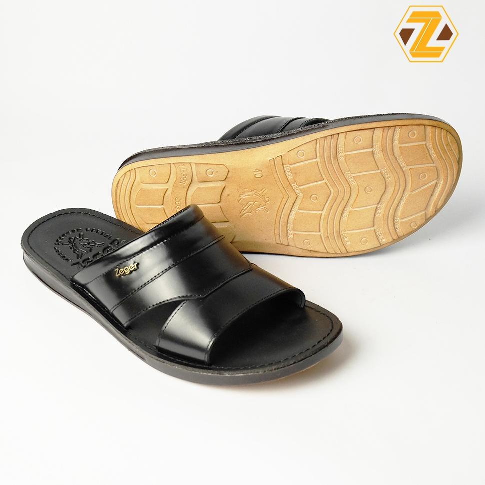 ⇳ Zeger Footwear Sandal kulit pria Zeger - TM 402 KA612