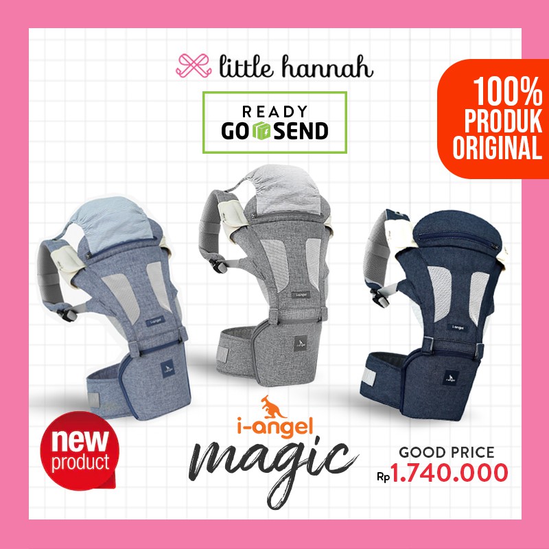 [READY] I-Angel MAGIC Hipseat Carrier IAngel / Gendongan Hipseat / Baby Carrier Hipseat Bayi