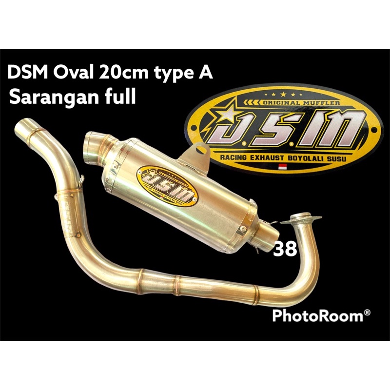 Knalpot DSM OVAL D38 type A buat beat fi beat karbu bukan best3 cld c3 cld monster dpj
