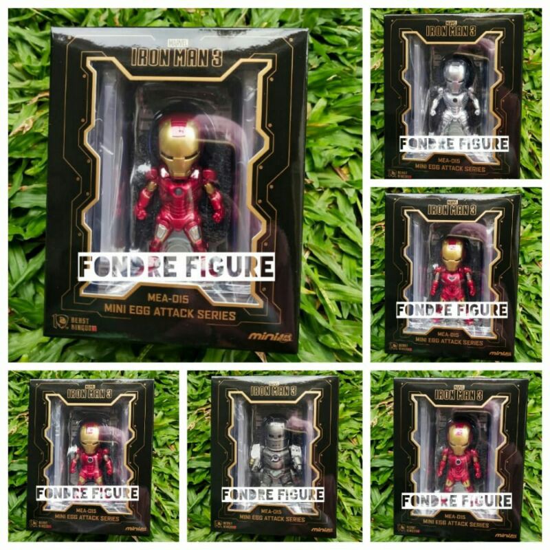 ORIGINAL MINI EGG ATTACK MEA 015 MEA-015 IRON MAN MARK MK 1 2 3 4 5 6 7 MEA015 I II III IV V VI VII