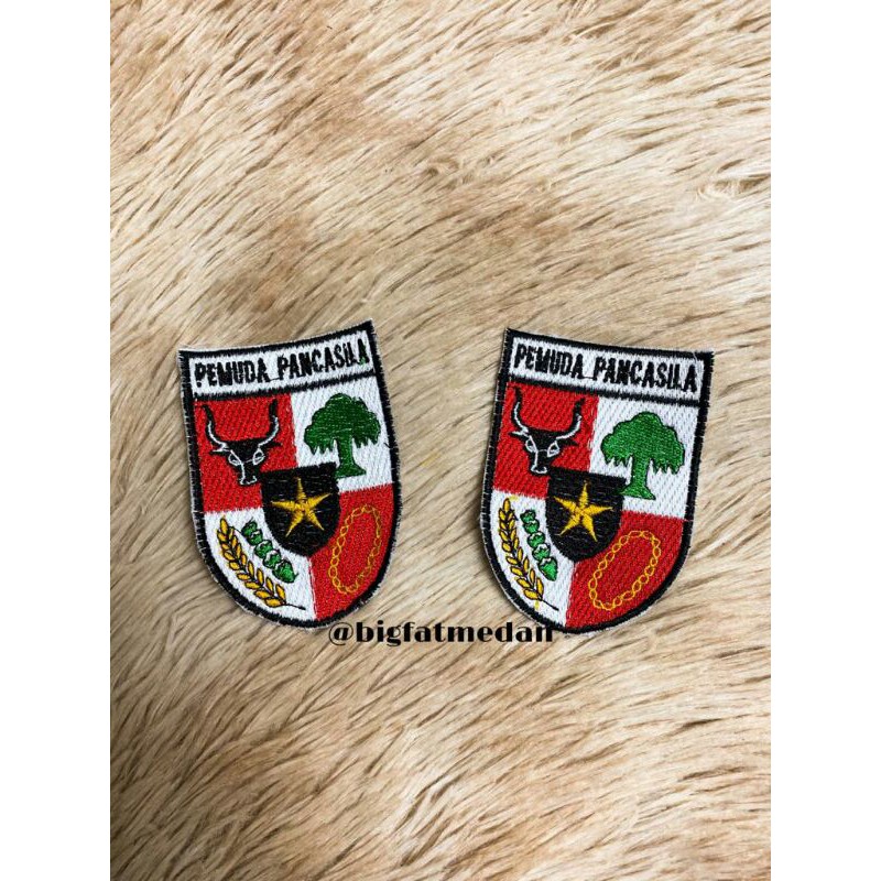 Patch Logo, Bordir Logo / emblem Pemuda Pancasila (PP)