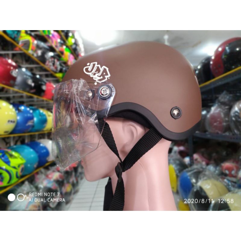 HELM SEPEDA JPR COKLAT DOF SKATE BIKE BY JPX HELMET ORIGINAL
