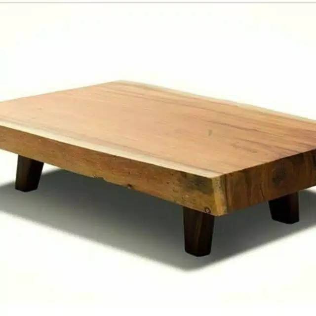 meja makan lesehan kayu trembesi.mebel jepara