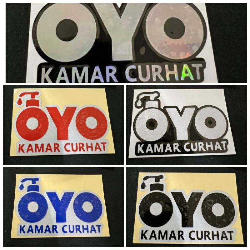 stiker Cutting OYO KAMAR CURHAT