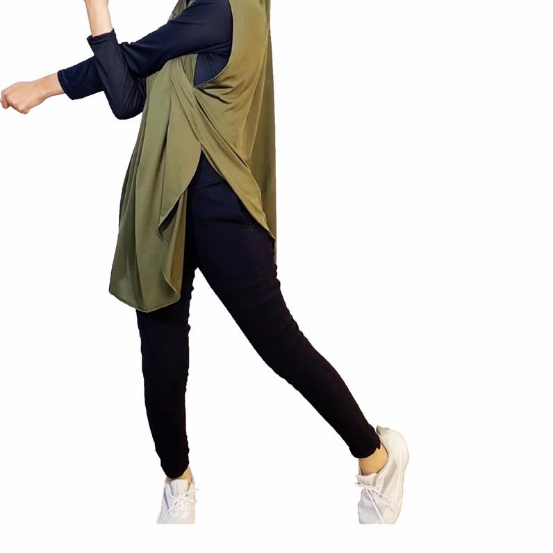 ➻ Jilbab Sporty Hijab Olahraga Syar'i Jumbo untuk Senam Bersepeda Berenang Jogging Yoga Hiking JS1 ➩