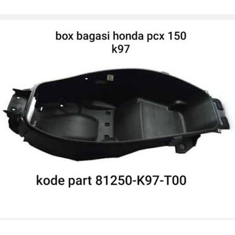 box bagasi motor honda pcx 150 K97 asli honda