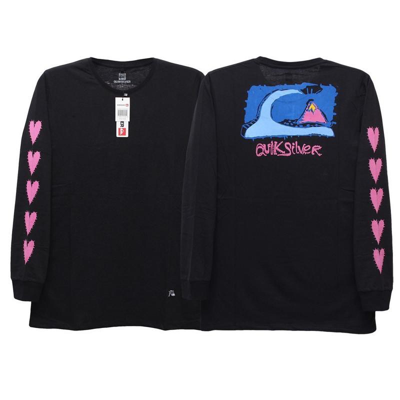 KAOS QUIKSILVER PAINTING KAOS PANJANG DISTRO COWOK