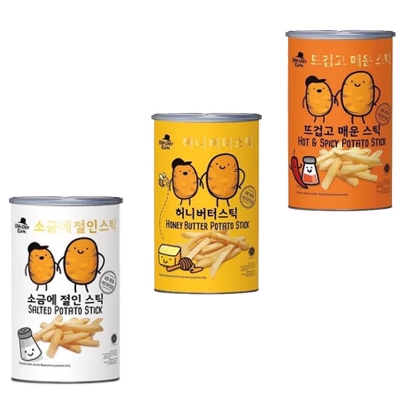 

Master Kim Hot & Spicy Potato Stick 70g / Master Kim Honey Butter Potato Stick / Master Kim Salted Potato Stick / Master / Kim / Salted / Honey / Butter / Hot & Spicy / Potato / Stick