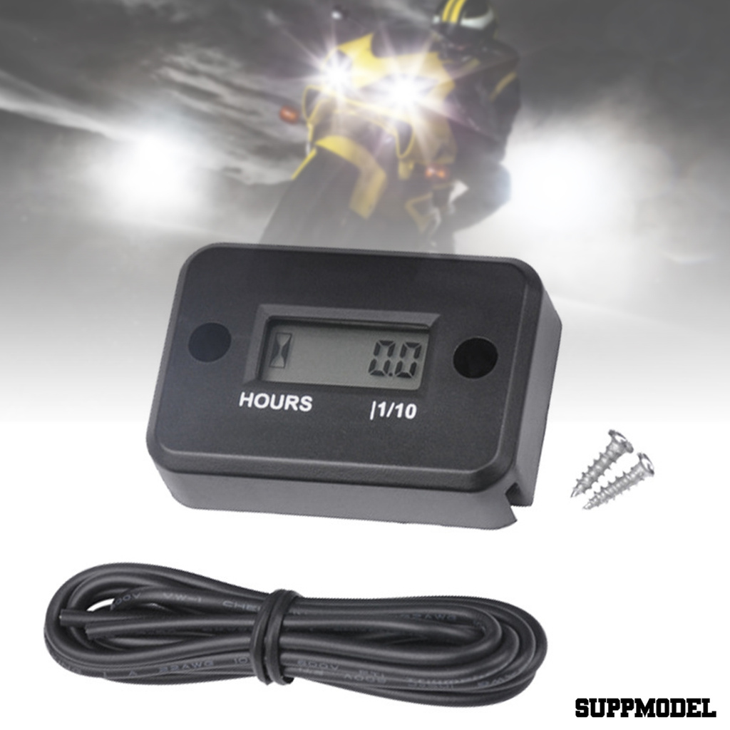 Spm Hour Meter Digital Lcd Sensitif Anti Air Ipx6 Untuk Motor