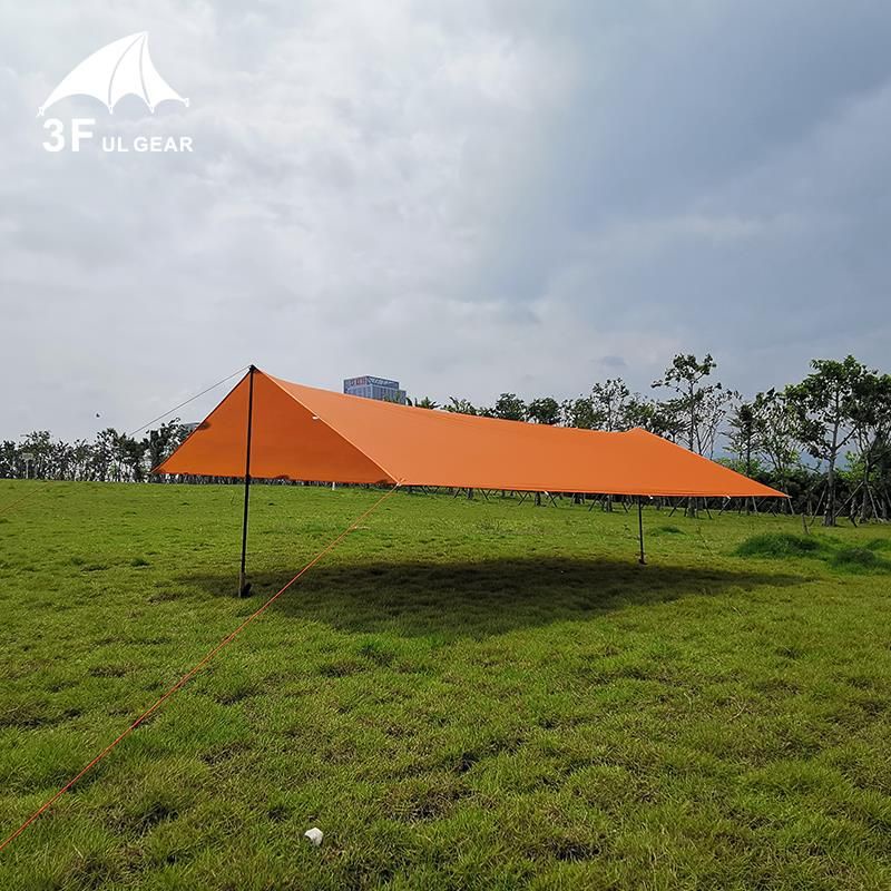 Flysheet 4x6 meter Atap Tenda dome Waterproof Bivak Emergency Tent