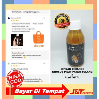 5 Botol Minyak Cimande Asli Bogor Shopee Indonesia