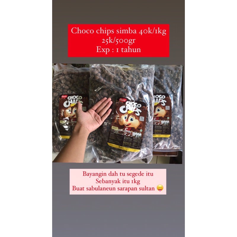 

chocochips simba 1kg