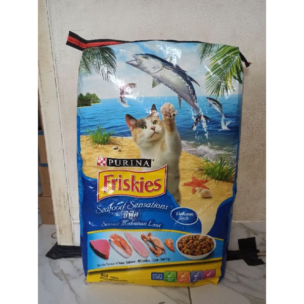 friskies cat 7kg makanan kucing friskis catfood