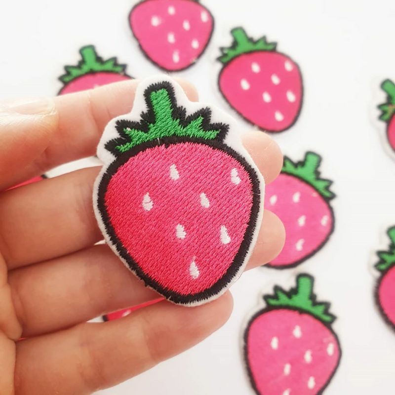 Patch Bordir Semangka/Nanas/Strawberry